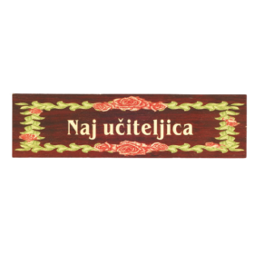 Lesena tablica za naj učiteljico