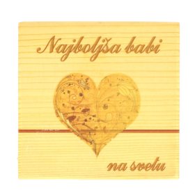 Najboljša BABI na svetu, stojalce iz masivnega les