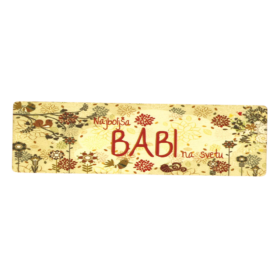 Najboljša BABI na svetu - lesena deščica