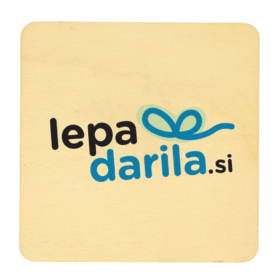 Lesen podstavek za pod kozarce z vašim dizajnom