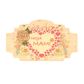 Moja MAMI - lesena dekoracija
