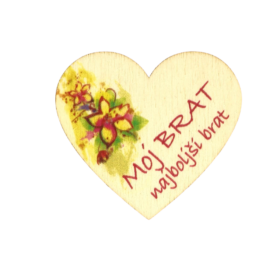 Lesen srček za najboljšega brata