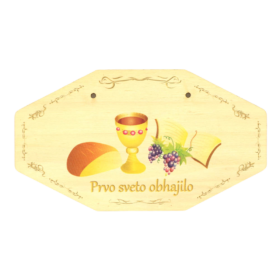 Prvo sveto obhajilo - lesen osemkotnik
