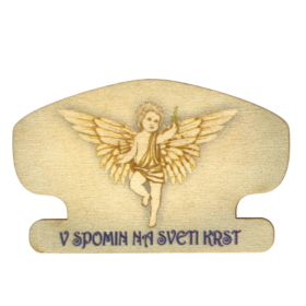 V spomin na sveti krst - lesena dekoracija