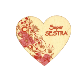 Lesen srček za super sestro