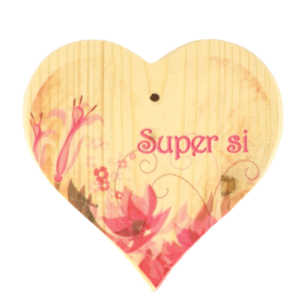 Super si - leseno masivno srce