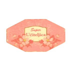 Lesen osemkotnik "Super učiteljica"