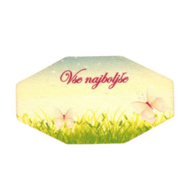 Vse najboljše - lesen osemkotnik