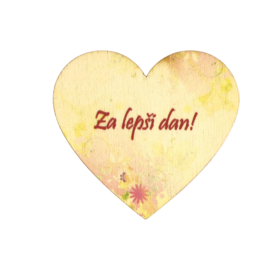 Lesen srček "Za lepši dan"