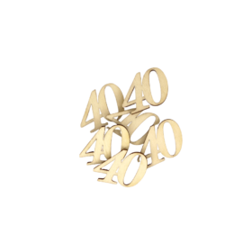 Lesene številke za okrogle rojstne dneve