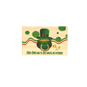 Čira čara, naj te čas nikoli ne postara - lesena dekoracija