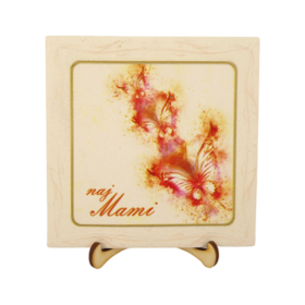 Keramik dekor za NAJ MAMI z metuljčki