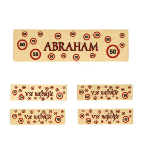 Darilo, primerno za rojstni dan - lesena tablica