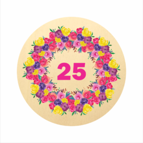 Lesen krogec za rojstni dan - venček (več možnosti)