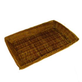 Pletena košara 50 x 33 x 7 cm