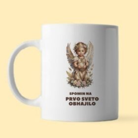Prvo sveto obhajilo - spominski lonček z angelčkom